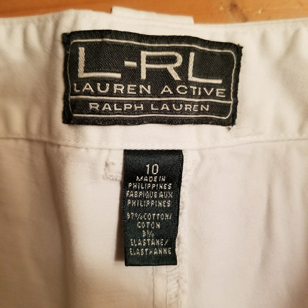 Lauren Ralph Lauren white capris